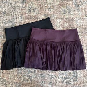 *Set of 2* Athleta Pleated Mini Skirt